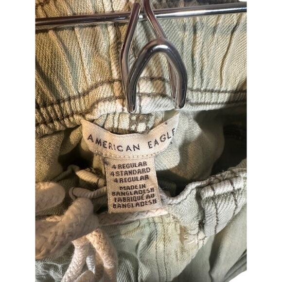 American Eagle Olive Green Skinny Ankle Casual Joggers Women Sz 4 - Picture 12 of 13